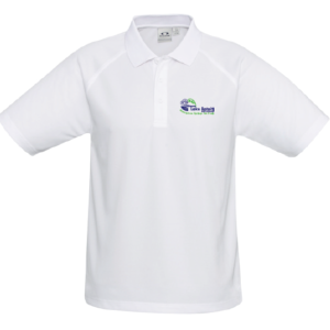 Hot Pools Polo Shirt – White